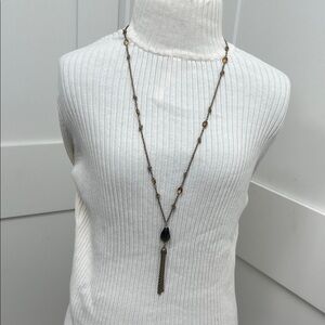 Banana Republic Lariat Necklace in Bronze